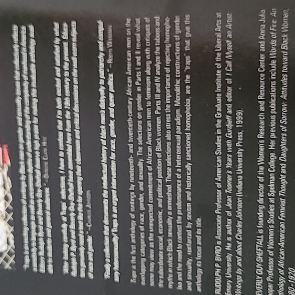 Traps African American men on Gender and sexuality paperback book - Picture 3 of 3